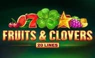 Fruits and Clovers: 20 Lines UK slot