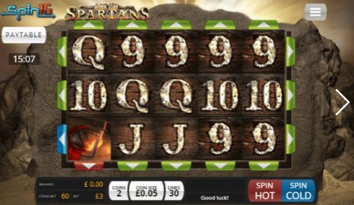 Age of Spartans Spin 16 Slot
