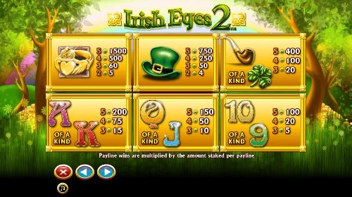 Irish Eyes 2 UK slot game