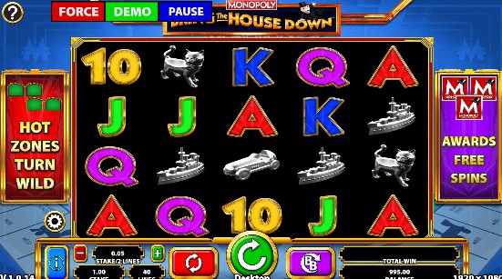 MONOPOLY Bring the House Down UK slot game