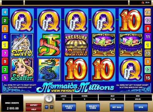 Mermaids Millions UK slot game