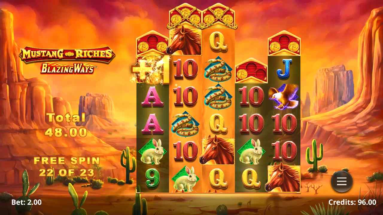 Mustang Riches Slot Wins