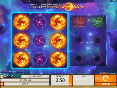 Super Nova UK slot game