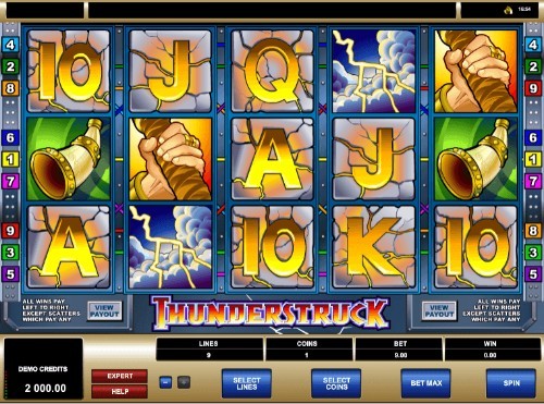 Thunderstruck UK slot game