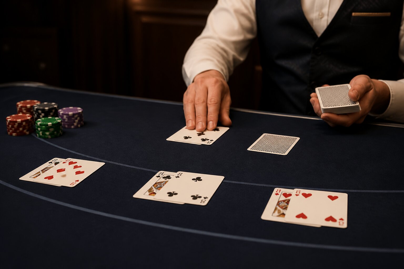 British Blackjack - How To Play & Rules (7 Cards): Step-by-Step Example