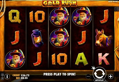 Gold Rush UK slot game