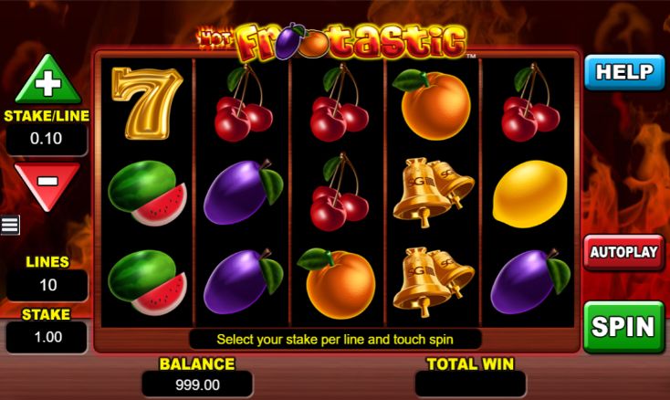 Hot Frootastic UK slot game