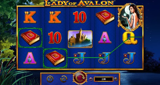 Lady of Avalon UK slot game